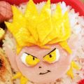 枝めろ's cooksnap of when they made 妖怪ウォッチ エンマ大王 キャラ弁.