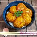 ３匹の大ぶたママ's cooksnap of when they made 照り♪フワ♪の魚河岸あげどんぶり☆.