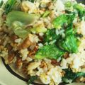 ❀まいねこ❀'s cooksnap of when they made ヘルシー☆レタスと納豆チャーハン☆.