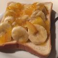 カクタスぽぷら's cooksnap of when they made 朝の簡単バナナトースト♡♡.