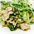 月見なっとう's cooksnap of when they made 水菜と豚肉のハリハリ煮.