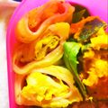 床屋のきんぎょ's cooksnap of when they made ハムとキャベツのまきまき☆お弁当.