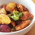 kamuku's cooksnap of when they made 鶏とサツマイモの☆甘酢炒め.