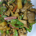 papyaz's cooksnap of when they made 簡単！きぬさやと挽き肉の味噌マヨいため.