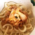 な〜ぽん's cooksnap of when they made 納豆うどん.
