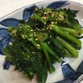 R♡Y's cooksnap of when they made 菜の花のおひたし.