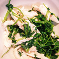 yuri827's cooksnap of when they made 豆苗とささみのワサビマヨネーズ和え.
