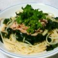 @ちんまりさん's cooksnap of when they made きゅうりおろしとツナの簡単ごまポンパスタ.