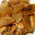 tono♡m's cooksnap of when they made 手羽元と大根の甘辛煮.