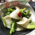 えりこんぐ６２６'s cooksnap of when they made 簡単！ カブの昆布茶漬け！.