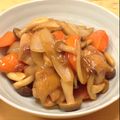 goodspeed7's cooksnap of when they made 鶏もも肉ときのこの酢醤油炒め.