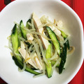 ｂｕｎｂｕｎｃｈａｎ's cooksnap of when they made きゅうりともやしのナムル.