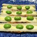 まーひーのママ's cooksnap of when they made お弁当・竹輪の枝豆ボート♪.