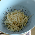 taepata's cooksnap of when they made ＊もやしの下拵え（下処理）＊.