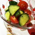 wawa＊'s cooksnap of when they made トマトときゅうりの中華和え.