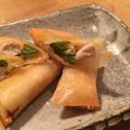 asaharada's cooksnap of when they made オクラとささみのチーズ春巻き☆.