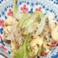 uzurin's cooksnap of when they made 春キャベツとちりめんじゃこの和風パスタ.