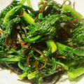 Macaw's cooksnap of when they made しゅんぎく塩昆布あえ【ＪＡほこた】.