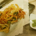 ダッフィーニーうに's cooksnap of when they made サクッ！新玉ねぎと三つ葉のかき揚げ.