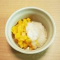 シナモシナモ's cooksnap of when they made 離乳食初期･中期*ｶﾎﾞﾁｬと麩ﾄﾛﾄﾛ.
