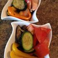 ゆりたっきぃ's cooksnap of when they made バジル香る♪夏野菜のマリネ.