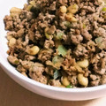 あさここなっつ's cooksnap of when they made ★簡単★大豆と豚挽肉の味噌炒め.