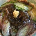 tomita704's cooksnap of when they made 夏にピッタリ♪ミョウガと胡瓜のモズク酢★.