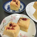桜と桃ちゃん's cooksnap of when they made お花見✿簡単！桜の浮島（和風蒸しケーキ）.