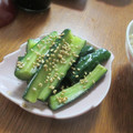 miyuki12's cooksnap of when they made めんつゆで簡単！きゅうりのだし和え.
