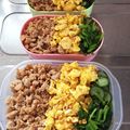 オリーブおばちゃん's cooksnap of when they made 塩糀・甘糀で作る三色丼.