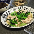 マピ子's cooksnap of when they made 鶏のささみと豆苗炒め.