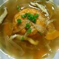 ふっち's cooksnap of when they made 魚河岸あげと春雨のゴマふりスープ.