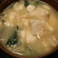 みや麻's cooksnap of when they made 小松菜・ささみ・豆腐の生姜スープ.