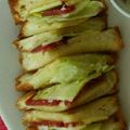 ma___111's cooksnap of when they made 野菜＆ハムチーズサンド。(つわり時にも).