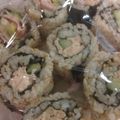 yukkym716's cooksnap of when they made 玄米でヘルシー☆カリフォルニアロール.
