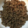 amileamila's cooksnap of when they made お弁当に！おにぎりに！簡単牛そぼろ☆.