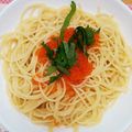 つやゆよ's cooksnap of when they made 簡単！美味しい！とびっこと大葉のパスタ.