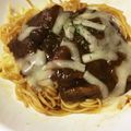 ぱまと's cooksnap of when they made 余ったハヤシライスで焼きそば★.