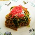 ☆yamanou★'s cooksnap of when they made ダイエット☆水菜の焼そば☆183㌍.