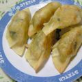 有希-yuki-'s cooksnap of when they made 中身は？！かぼちゃ～♪♪揚げ餃子☆.
