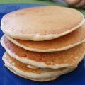 Munyako's cooksnap of when they made 簡単混ぜるだけ！ふわもちパンケーキ★.