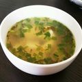 ＊るー＊'s cooksnap of when they made 絹ごし豆腐と高菜漬けのスープ.