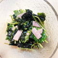 ザックmama's cooksnap of when they made わかめと三つ葉の和え物.