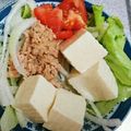 横山允謙's cooksnap of when they made 素材そのままシーチキンで和風サラダ.