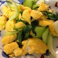 ゆきん1111's cooksnap of when they made 卵とチンゲン菜の炒めもの.
