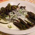rie-tin's cooksnap of when they made わらびのマヨわさび和え.