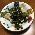 葵ちん's cooksnap of when they made ～おふくろの味～高菜とつぶし豆腐の煮物.