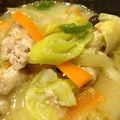 あすか0911's cooksnap of when they made ♡豚コマ肉de具だくさん豚汁♡.