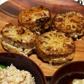yn329's cooksnap of when they made 蓮根はさみ焼きうまうまバーク☆.