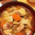 seacomet's cooksnap of when they made 豚汁 具だくさん❗.